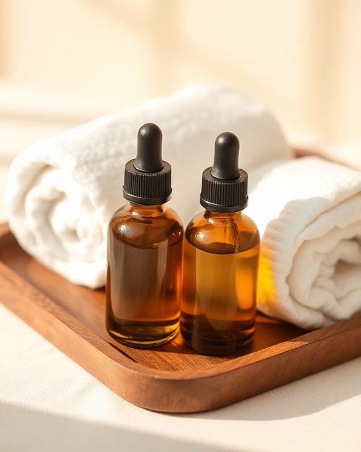 Therapeutic oils and linen
